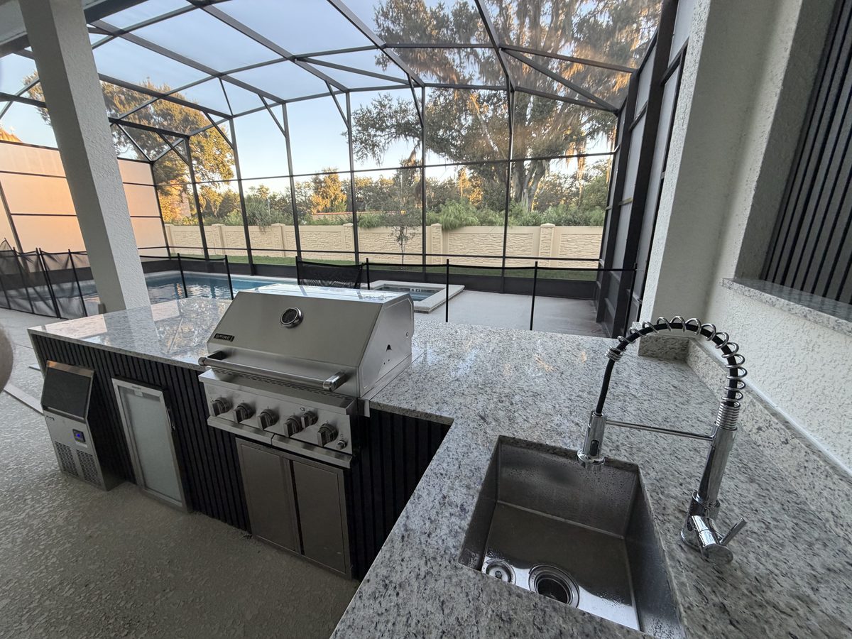 Poolside Outdoor Kitchen