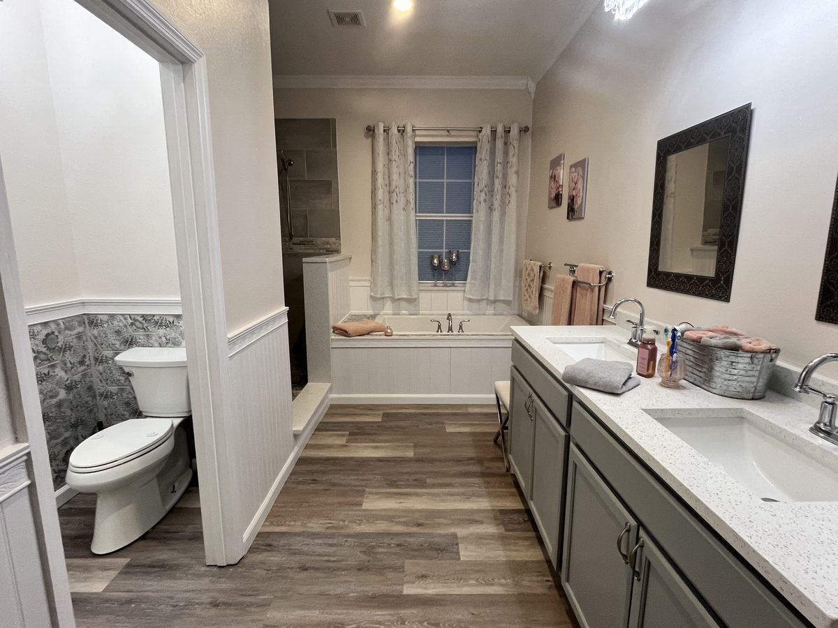Primary Bath with Wainscoting