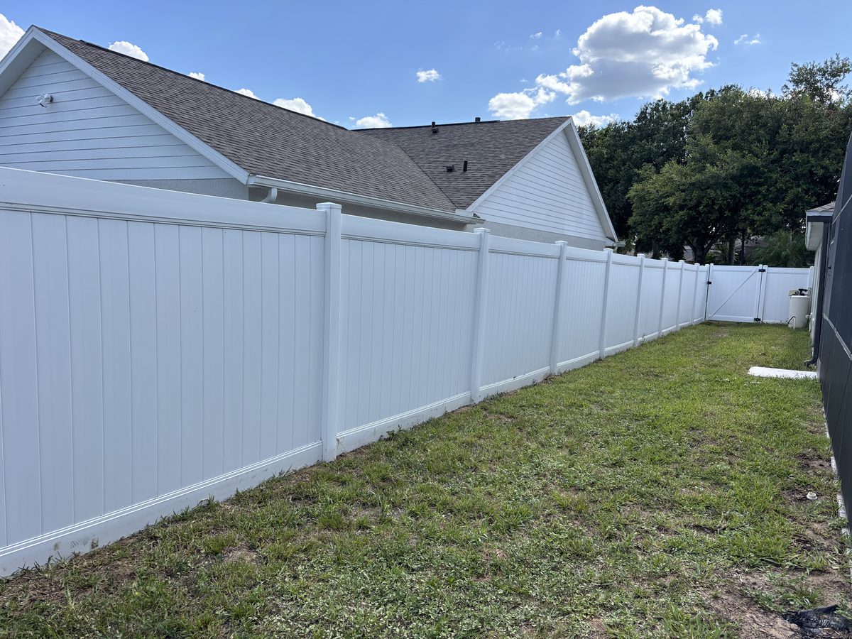 Vinyl Privacy Fence